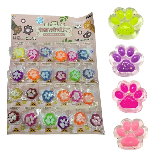 24 Squishy Sensoriales Huellas O Patitas Sorpresa