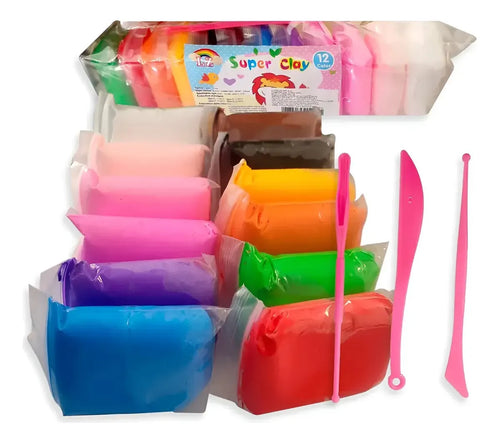 36 Masas De Colores Slime Foamy Plasticina Moldeable