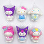 Pack Squishy Kuromi Cinnamoroll Hello Kitty